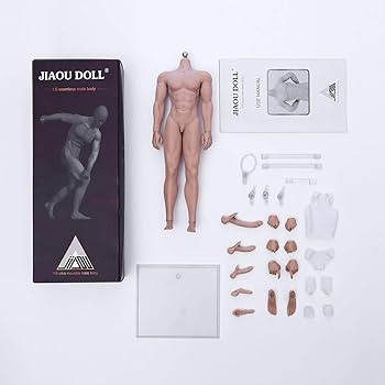 男性 シームレスボディ アクション フィギュア 素体 ボディー Amazon.co.jp: 1/6 男性 シームレス 素体 フィギュア ボディ